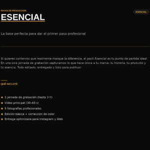 pack esencial 1