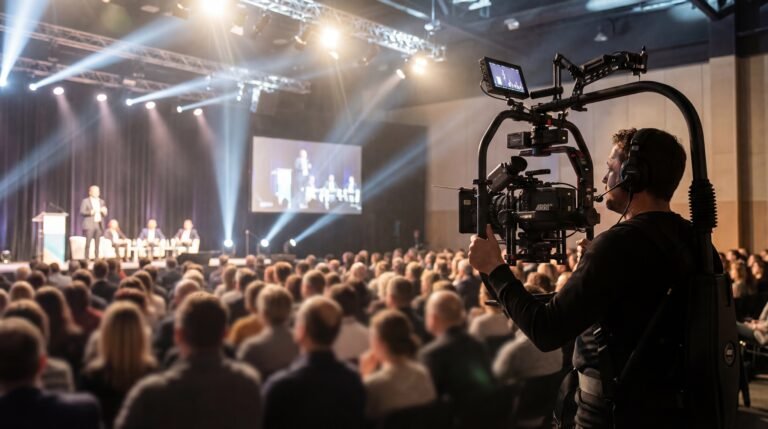 Vídeo de eventos corporativos en Madrid: cómo convertir un día en contenido para todo el año